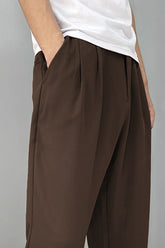 Turbo Elastic Classic Pleated Slimfit Trouser